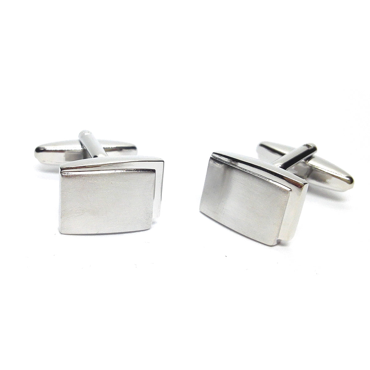 Metal Brushed Classic Cufflinks | Ashton and Finch