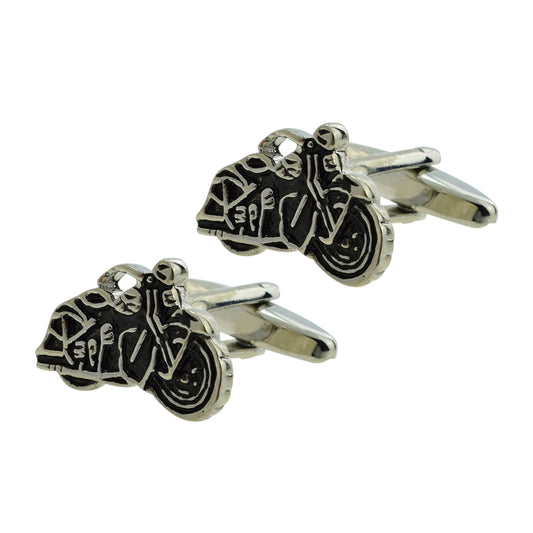 Classic Motorbike Motorcycle Biker Cufflinks | Ashton and Finch