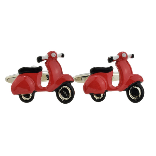 Red Scooter MOD Cufflinks | Ashton and Finch