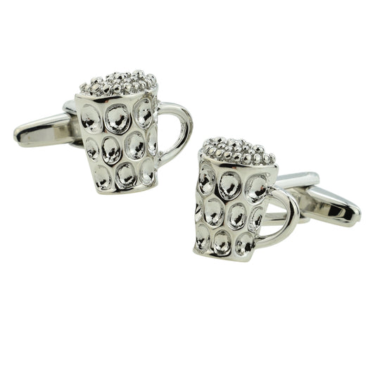 Pint of Beer, Beer Jug with Handle Drinkers Cufflinks | Ashton and Finch