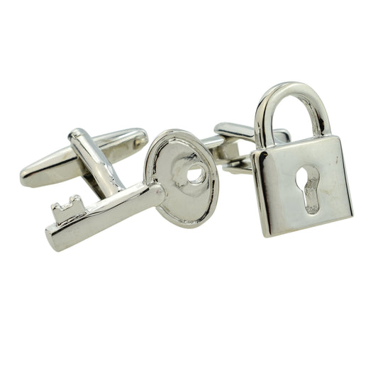 Padlock and Key Locked In Love Cufflinks | Ashton and Finch