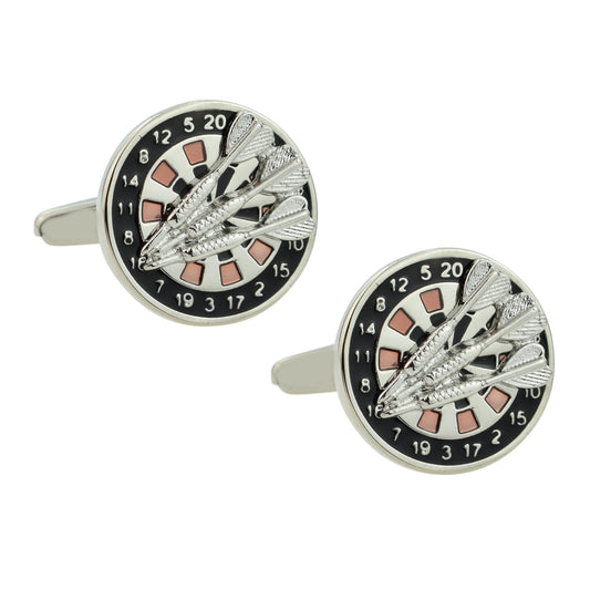 Dartboard & Darts Sport Cufflinks | Ashton and Finch