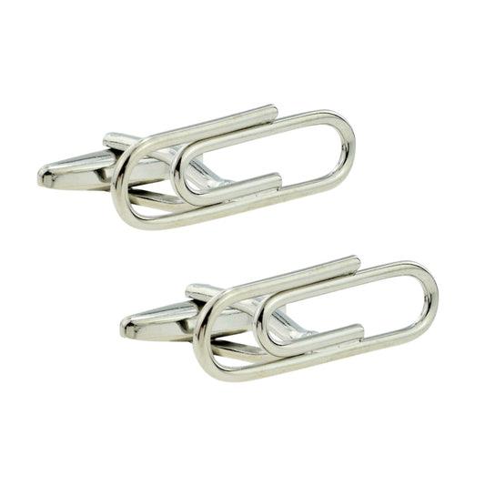 Value Saver Paper Clip Office Workers Cufflinks | Ashton and Finch