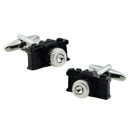 Black Camera Photographers Cufflinks | Ashton and Finch