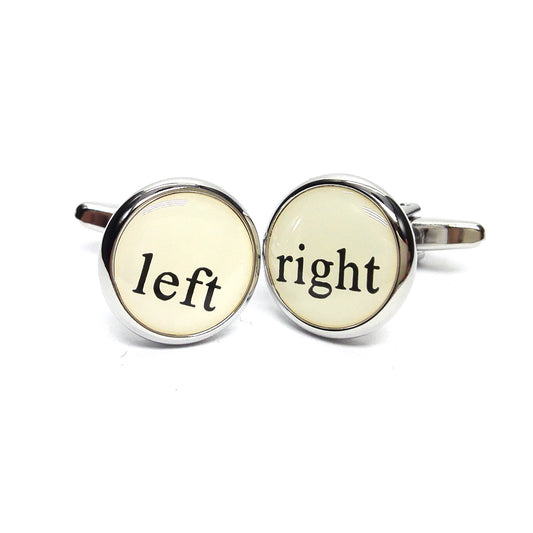 Left & Right Design Cufflinks | Ashton and Finch