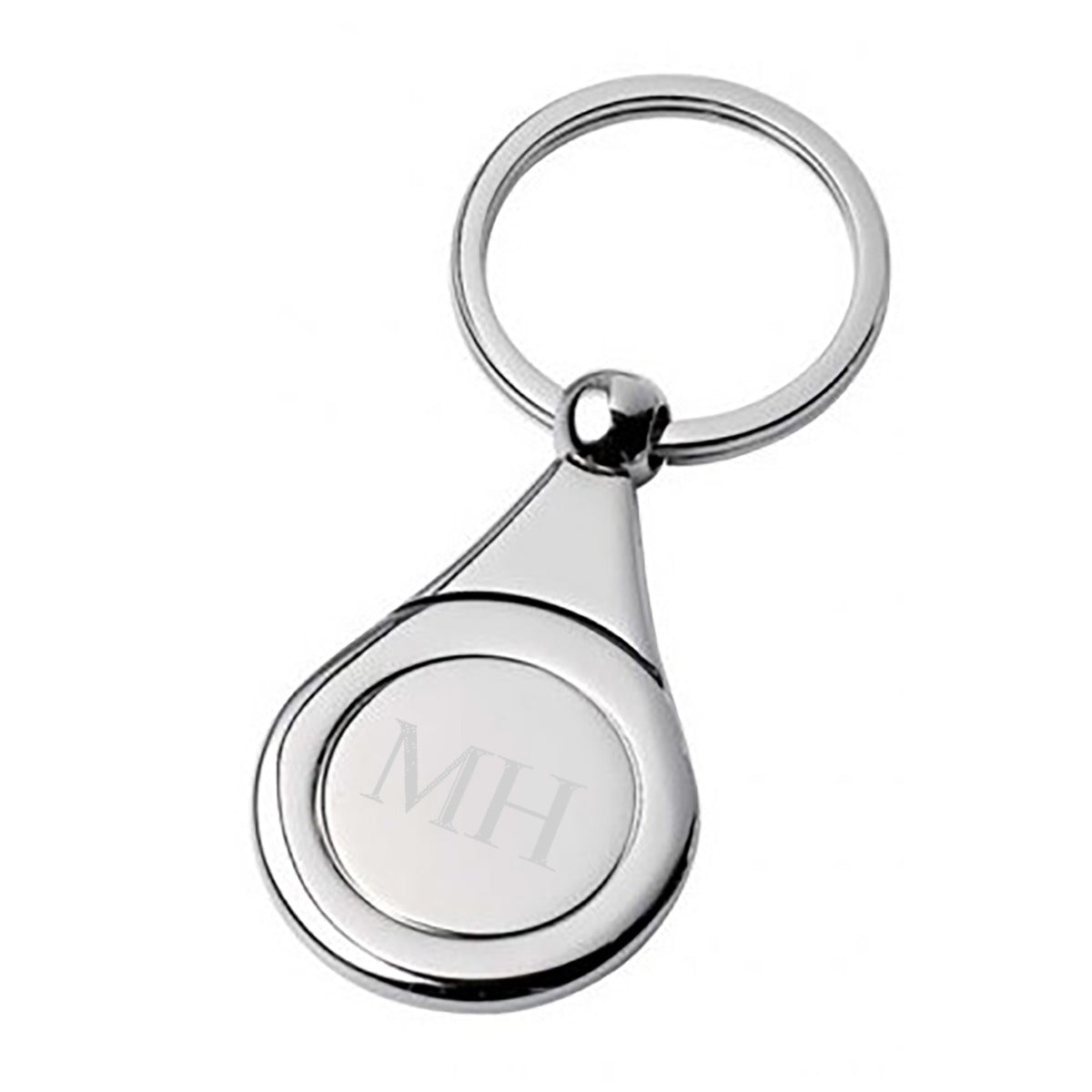 Personalised 3D Golf Ball Keyring – Engravable Matt Metal