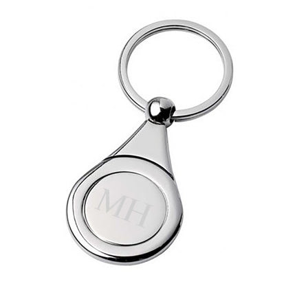 Personalised 3D Golf Ball Keyring – Engravable Matt Metal