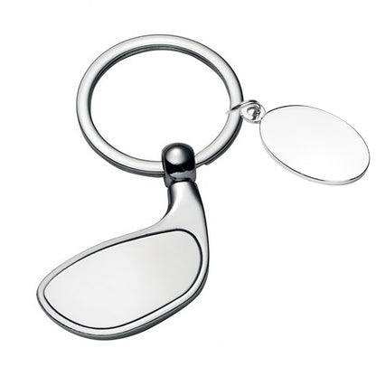 Personalised Golf Club Keyring with Token