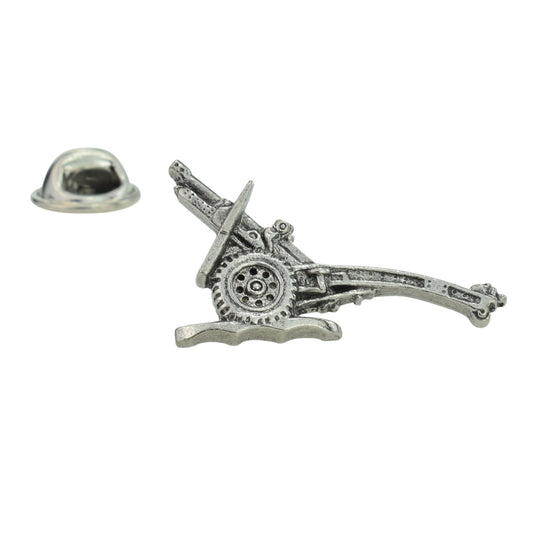 Military 25lb Gun English Pewter Lapel Pin Badge