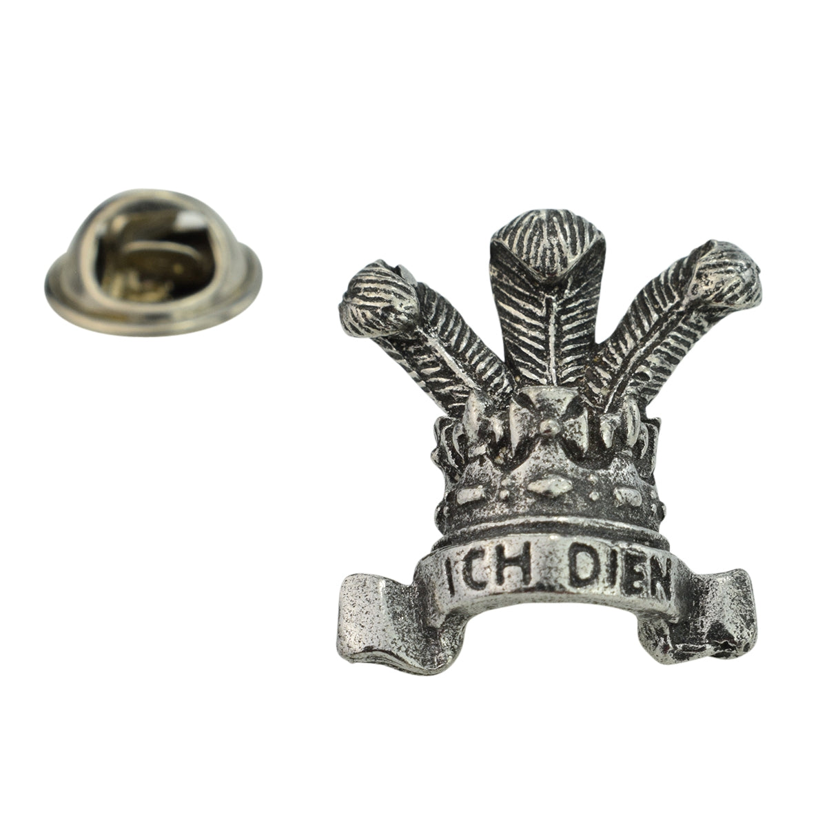 Prince of Wales Pewter Lapel Pin Badge