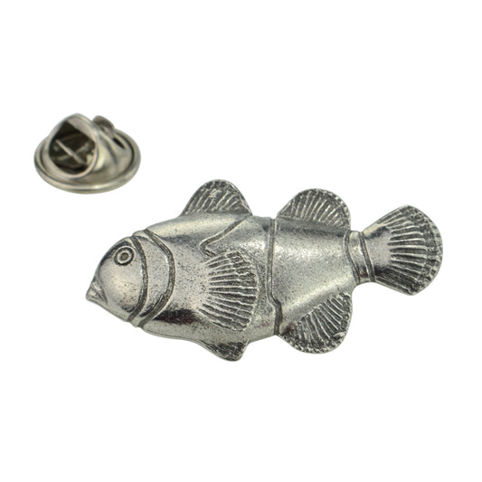 Clownfish Pewter Lapel Pin Badge