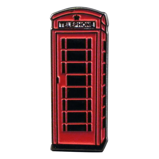 Traditional Telephone Box Tourists Metal Enamel Lapel Pin Badge