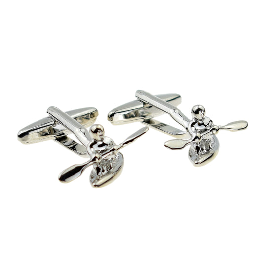 Canoe Kayak boat Cufflinks | Ashton and Finch