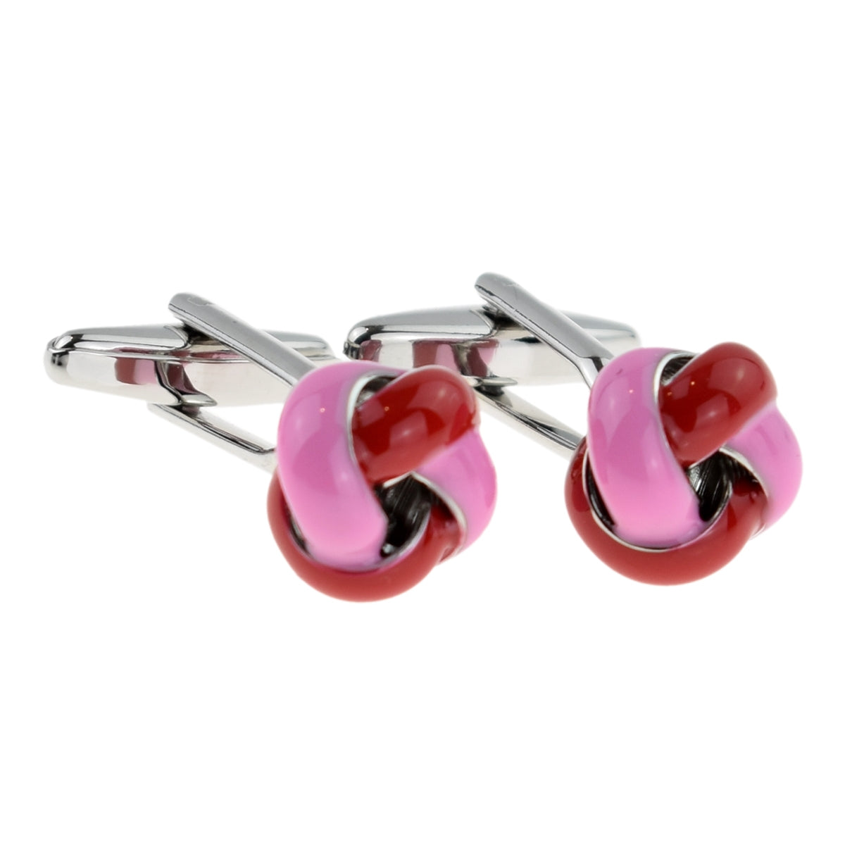 Pink & Red Knot Classic Cufflinks | Ashton and Finch