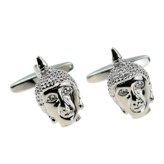 Buddhas Head Religion Cufflinks | Ashton and Finch