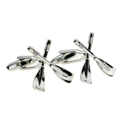 Crossed Rowing Oars Sailing Cufflinks | Ashton and Finch