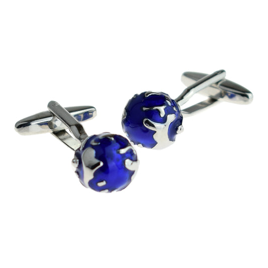 Earth Globe Cufflinks | Ashton and Finch