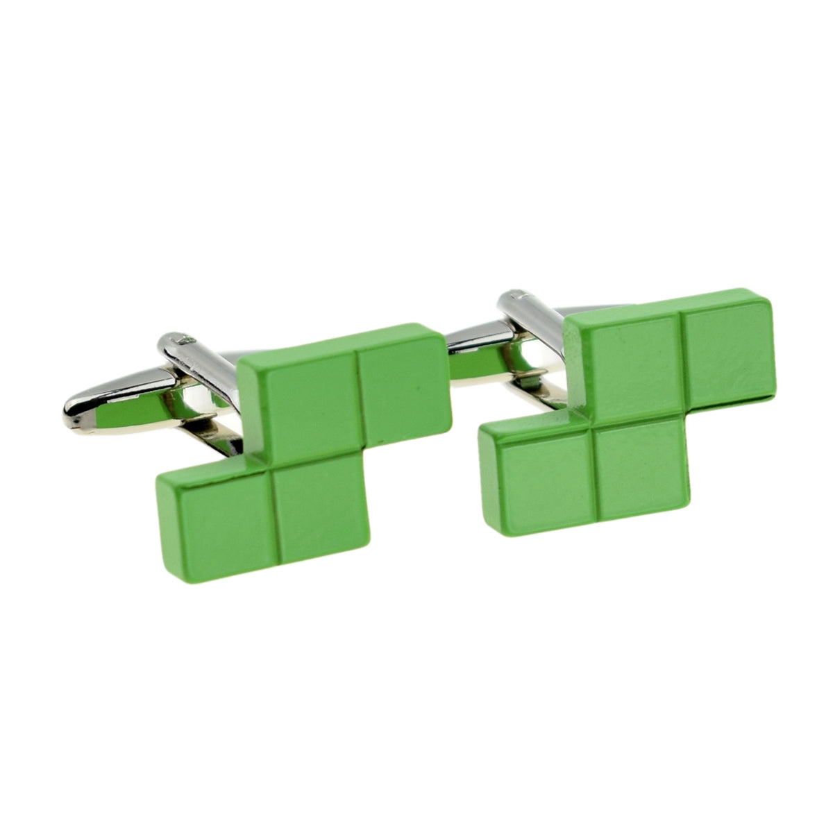 Computer Retro Block Game Green Cufflinks | Ashton and Finch