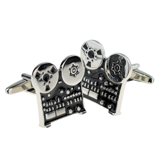 Retro Tape to Tape Recorder Cufflinks | Ashton and Finch