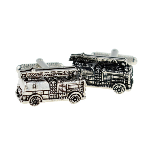 Metal Fire Engine Cufflinks | Ashton and Finch