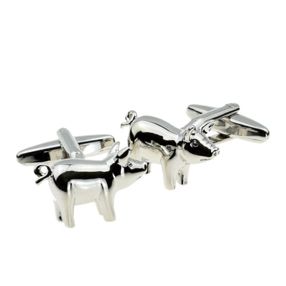 Pigs Farm Cufflinks | Ashton and Finch