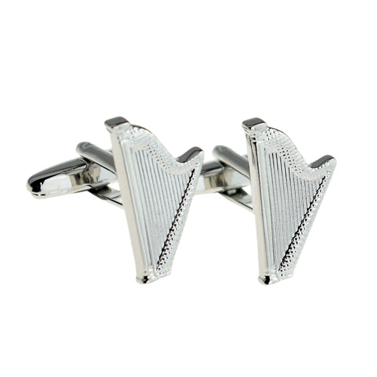 Harp Music Instruments Cufflinks | Ashton and Finch