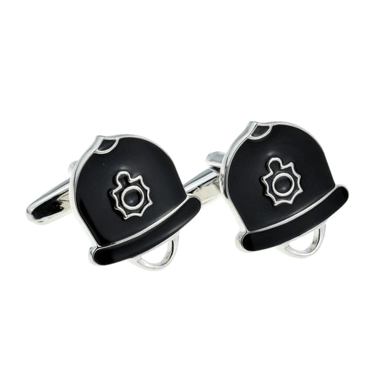 Policemans Helmet Cufflinks | Ashton and Finch