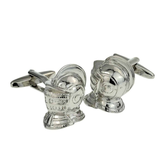 Medieval Knights Helmet Cufflinks | Ashton and Finch