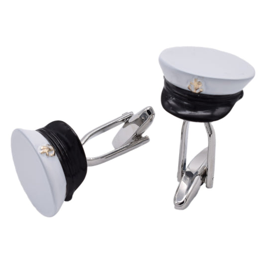 Naval Captains Cap Cufflinks | Ashton and Finch
