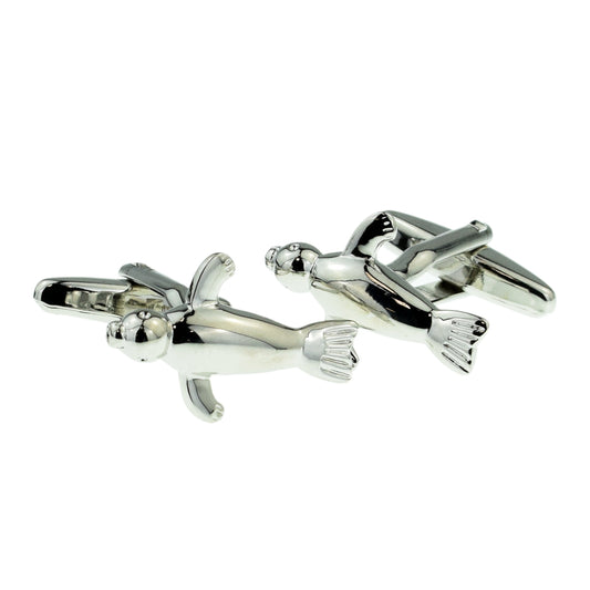 Swimming Seal Cufflinks | Ashton and Finch