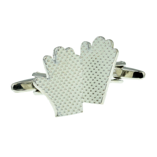 White Studded Gloves  dancers Cufflinks | Ashton and Finch