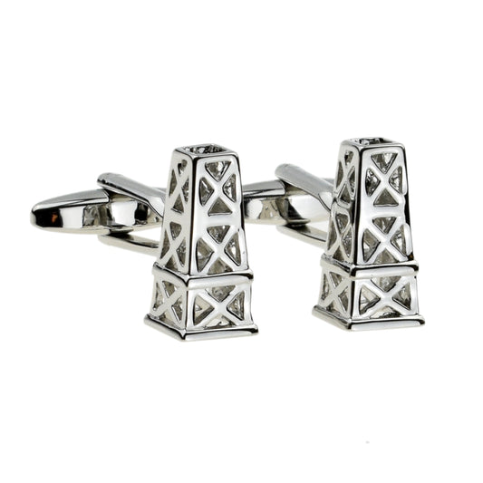 Oil Rig Cufflinks | Ashton and Finch