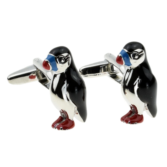 Puffin Bird Cufflinks | Ashton and Finch