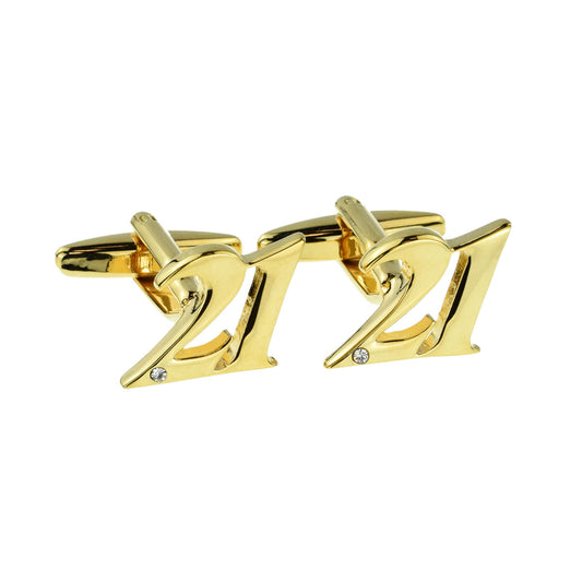 Gold Plated AGE 21 Cufflinks | Ashton and Finch