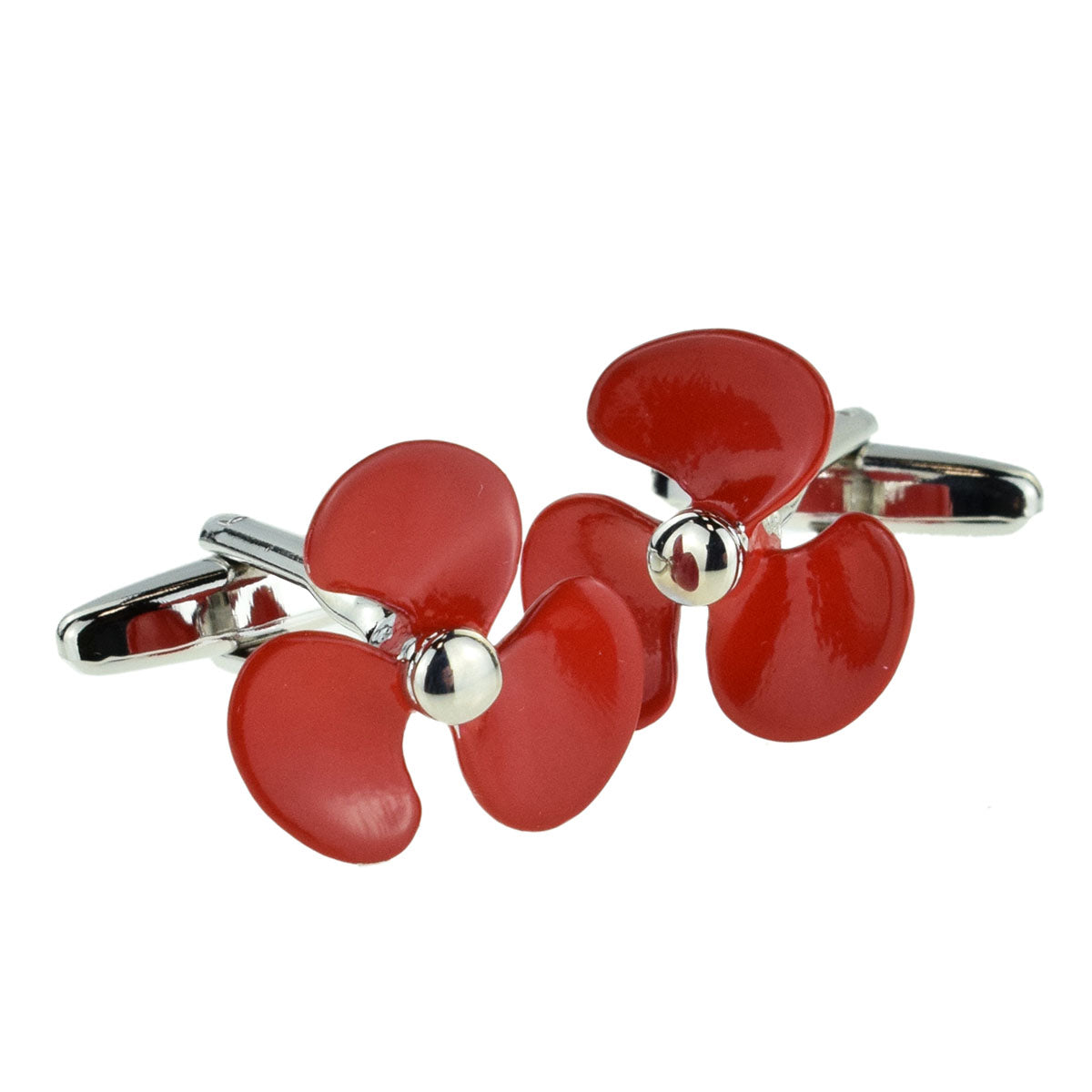 Sailing Red Ships Propeller Sailors Cufflinks | Ashton and Finch