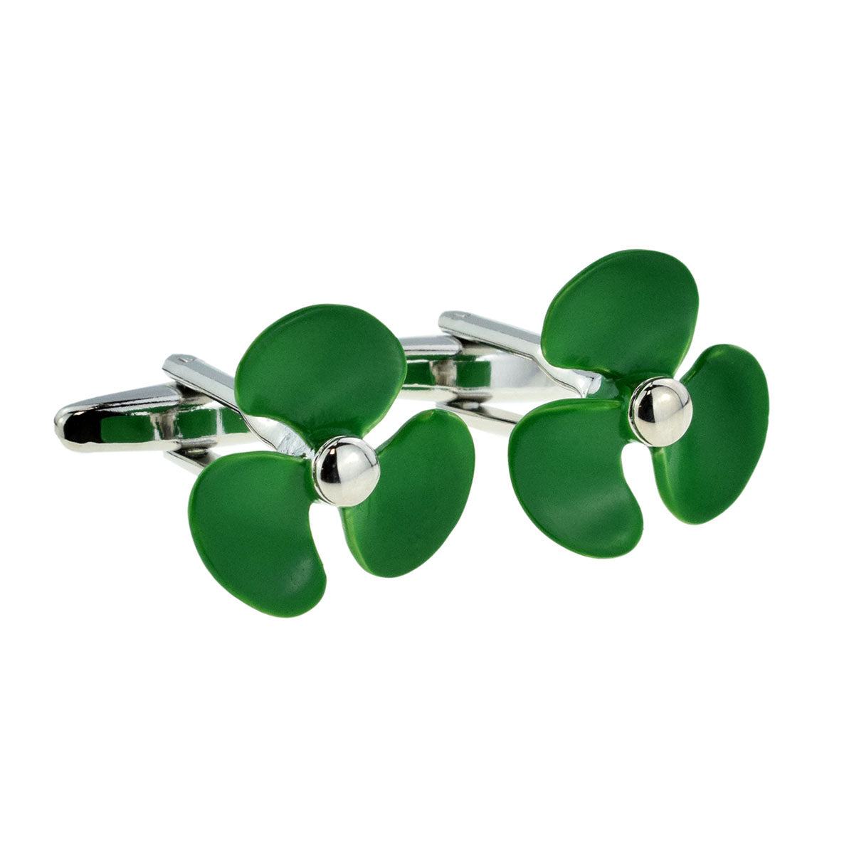 Sailing Green Ships Propellers Sailors Cufflinks | Ashton and Finch