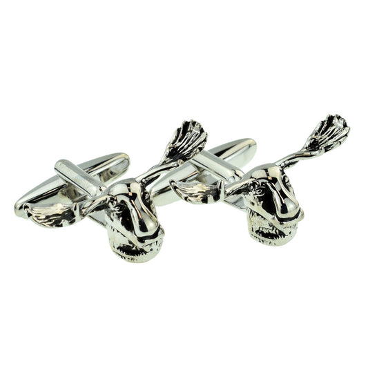 Canadian Moose Head with Horns Cufflinks | Ashton and Finch