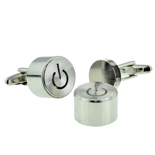 Computer Power Off Switch Screw together Cufflinks | Ashton and Finch