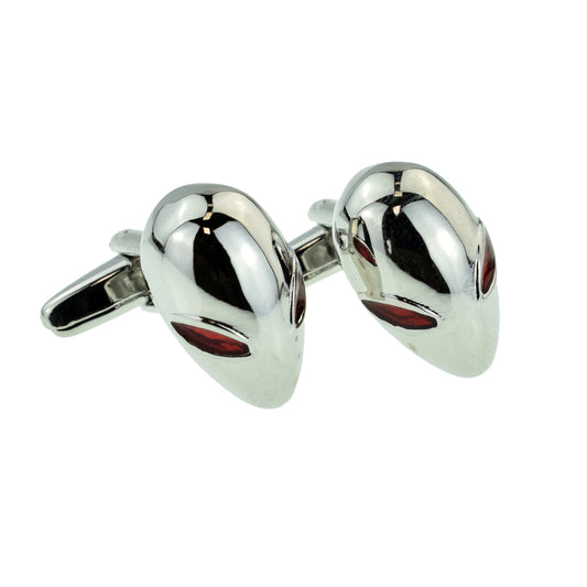 Alien with Red Eyes, Space, UFO, Astronaut Cufflinks | Ashton and Finch