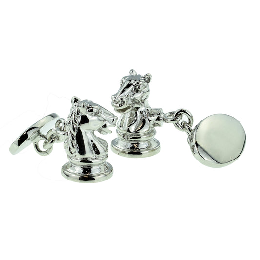 Knight Chess Pieces Chain Cufflinks | Ashton and Finch