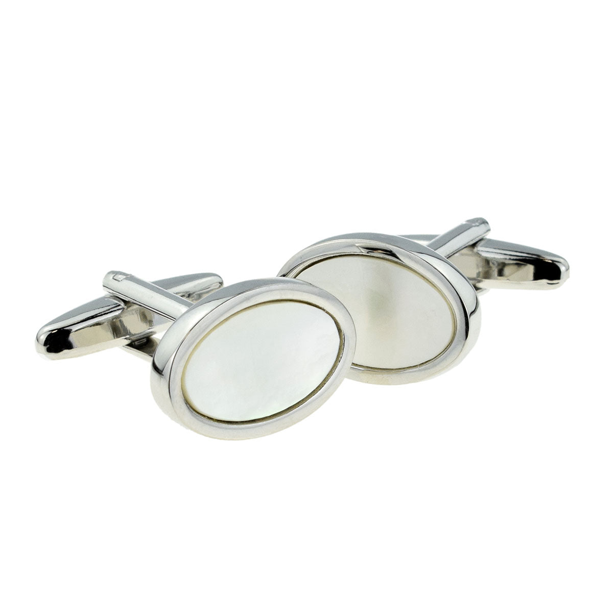 Oval MOP Classic Cufflinks | Ashton and Finch