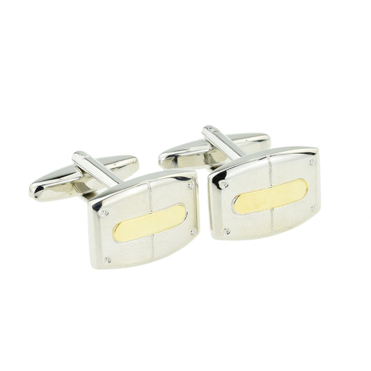 Two Tone Classic Cufflinks | Ashton and Finch