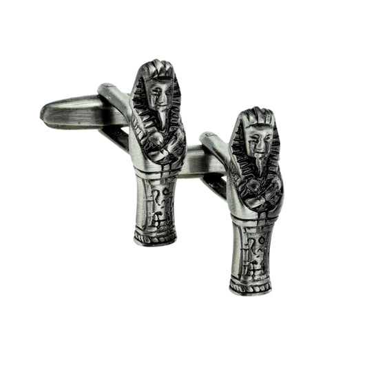 Egypt Egyptian Mummy Sarcophagus Antique Museum Cufflinks | Ashton and Finch