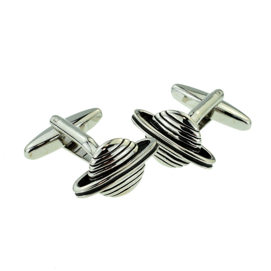 Planet Saturn Astronomers, Space, Astronaut , Alien, UFO Cufflinks | Ashton and Finch