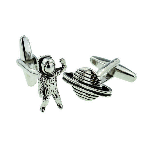 Astronaut & Planet , Space, Alien, UFO Cufflinks | Ashton and Finch