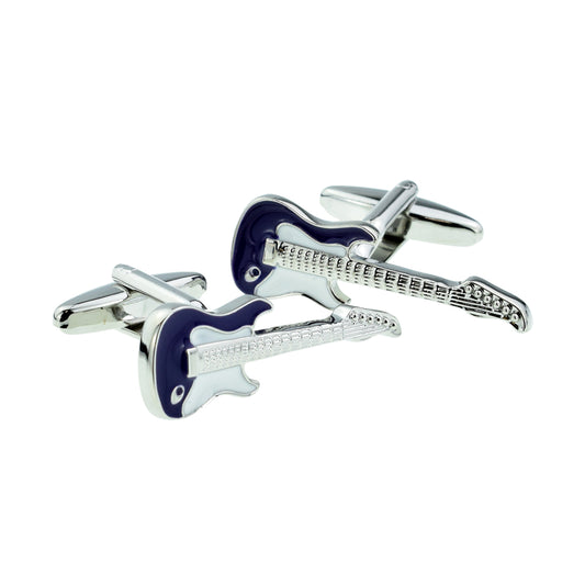 Purple Electric Guitar Design Cufflinks | Ashton and Finch