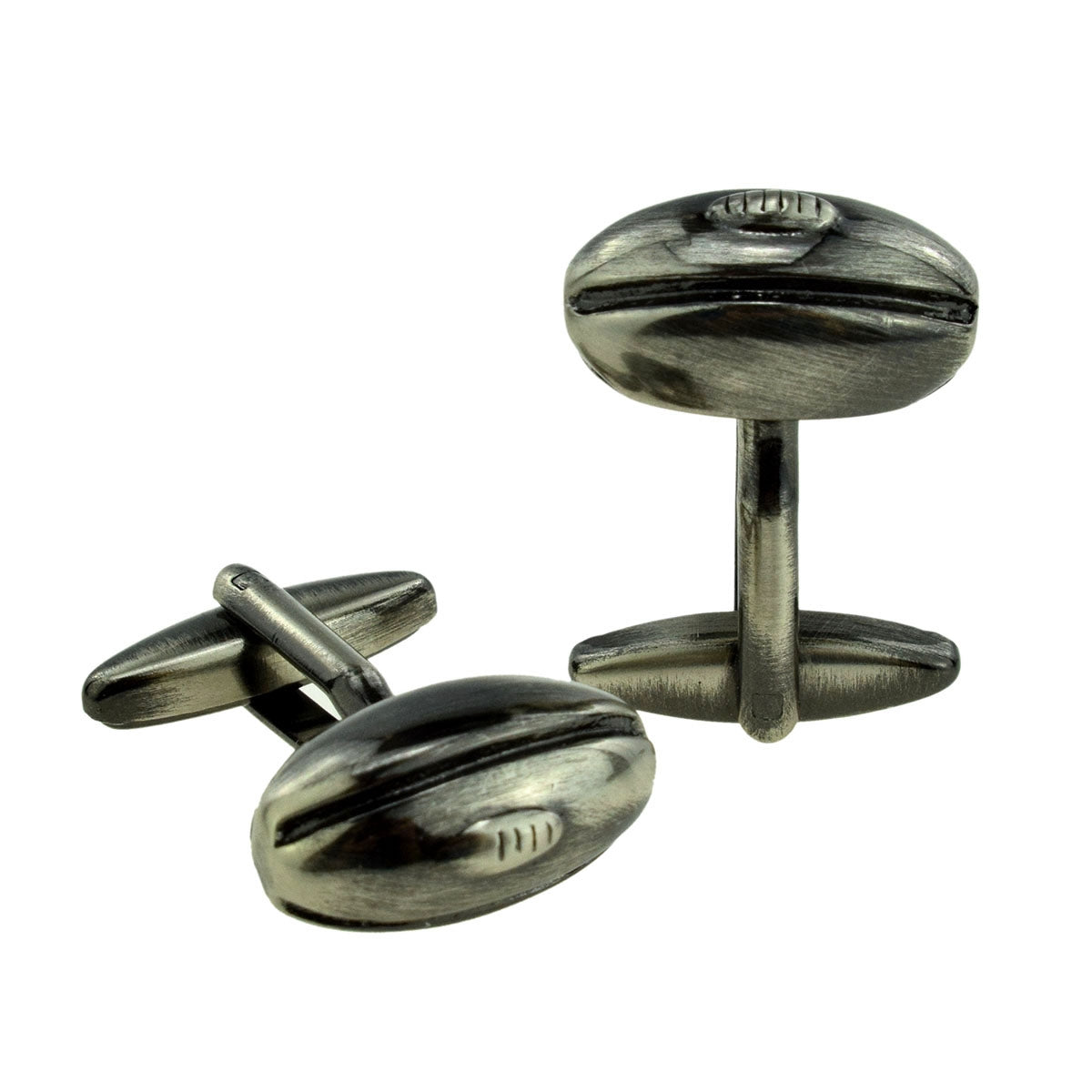 Antique Finish Rugby Ball Sport Cufflinks | Ashton and Finch