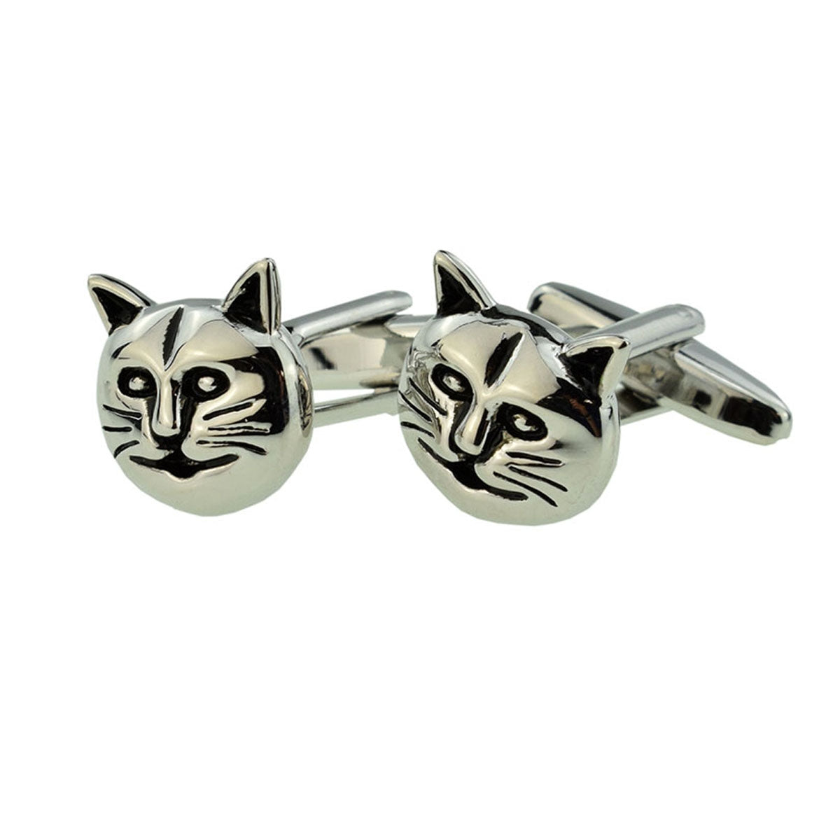 Cats Face Pet Pussy Cufflinks | Ashton and Finch