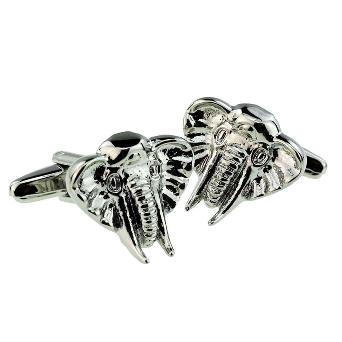 African Elephant Head Zoo Animal Cufflinks | Ashton and Finch