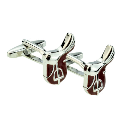 Horse Riding Saddle Equestrian Cufflinks | Ashton and Finch
